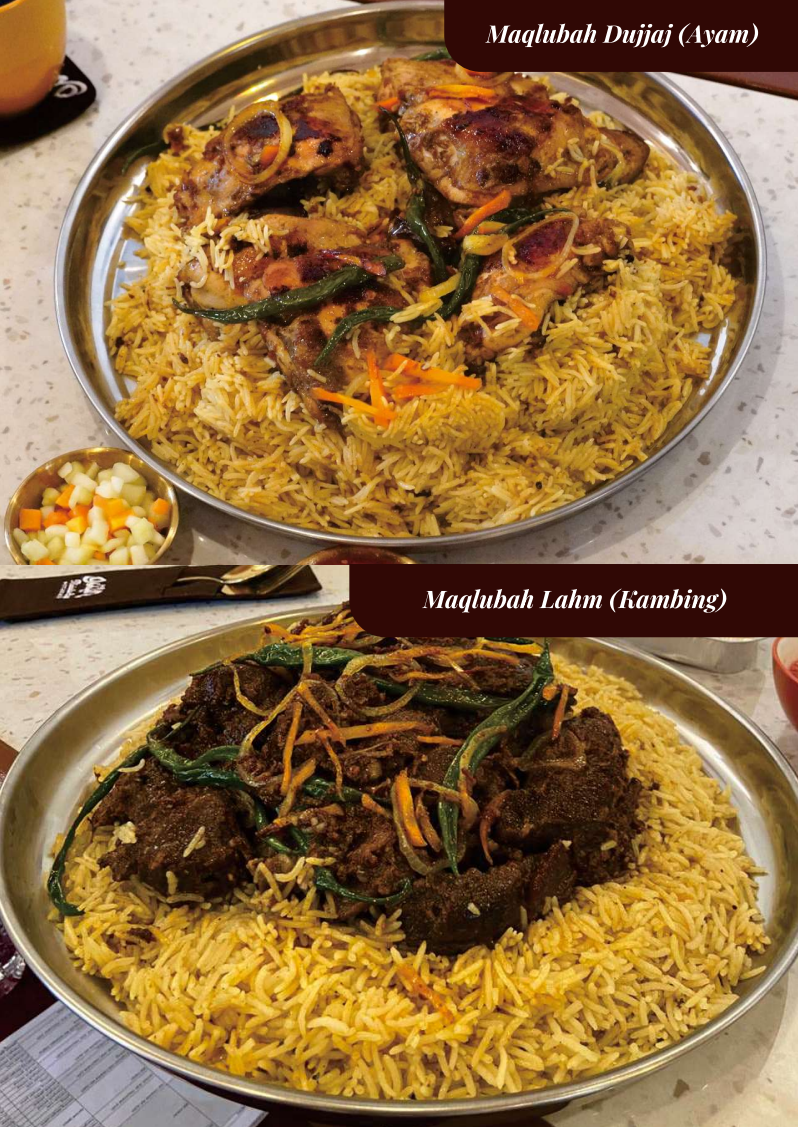 menu signature maqlubah nampan picture
